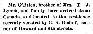 other Newspaper clipping from May 26, 1889 5917787