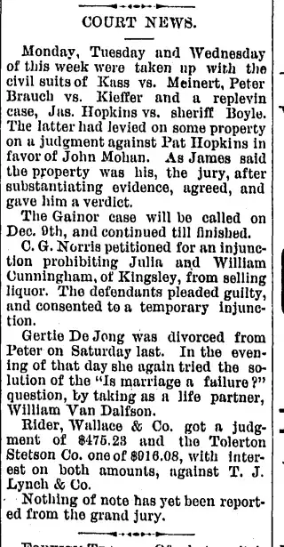 other Newspaper clipping from Oct 17, 1889 5917806