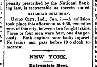 other Newspaper clipping from Jan 8, 1874 5918511
