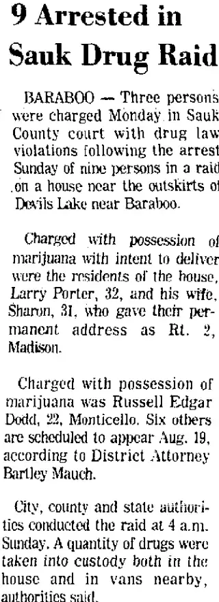 other Newspaper clipping from Aug 6, 1974 5918726