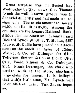 other Newspaper clipping from Apr 19, 1889 5919049