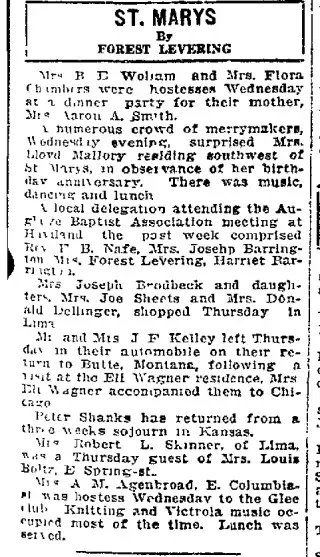 other Newspaper clipping from Oct 9, 1921 5919188