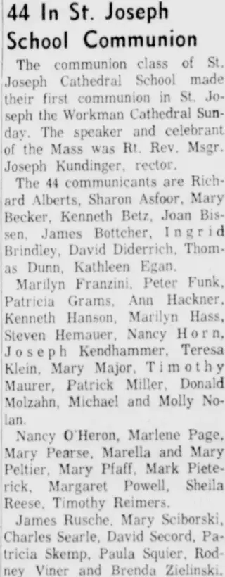 other Newspaper clipping from May 22, 1962 5919435