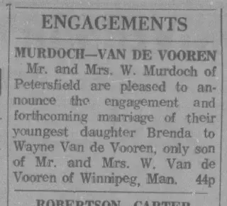 Marriage Newspaper clipping from Nov 1, 1972 5920042