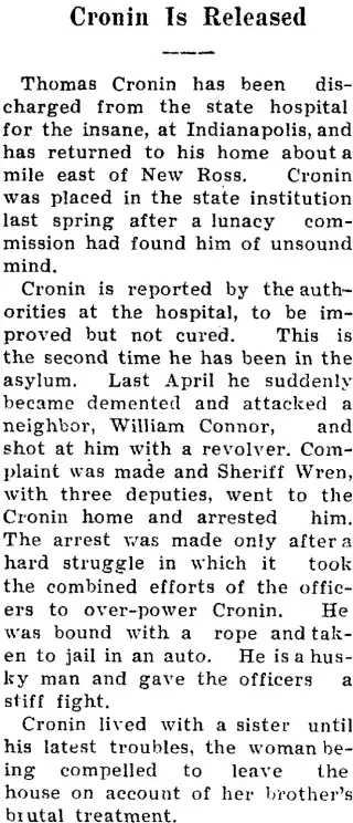 other Newspaper clipping from Jan 30, 1913 5920253