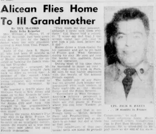 other Newspaper clipping from Apr 21, 1957 5920334