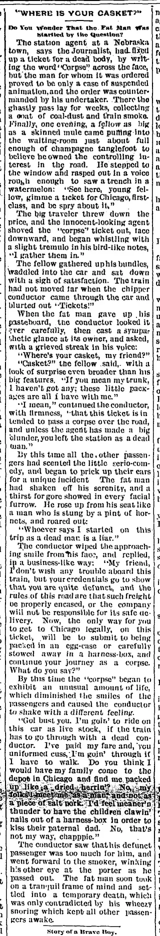 other Newspaper clipping from Mar 16, 1893 5920336