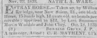other Newspaper clipping from Dec 7, 1833 5920653