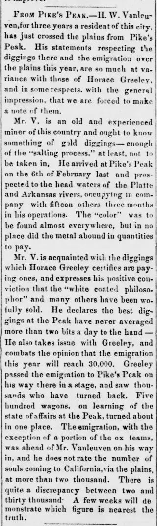 other Newspaper clipping from Aug 19, 1859 5921071