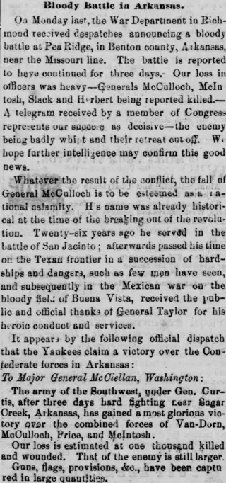 other Newspaper clipping from Mar 18, 1862 5921793