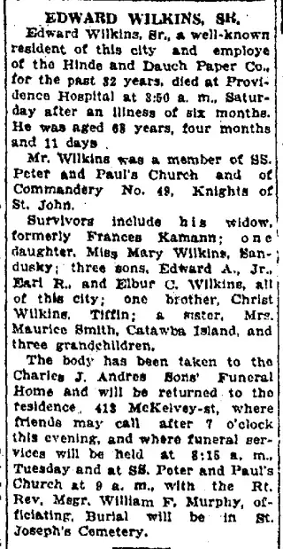 other Newspaper clipping from Mar 22, 1941 5921914