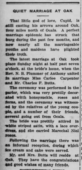 Marriage Newspaper clipping from May 15, 1914 5922078