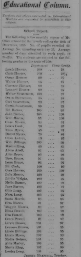 other Newspaper clipping from Jan 7, 1886 5922149