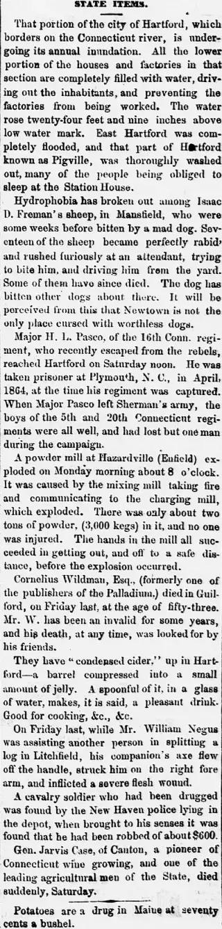 other Newspaper clipping from Mar 21, 1865 5922489
