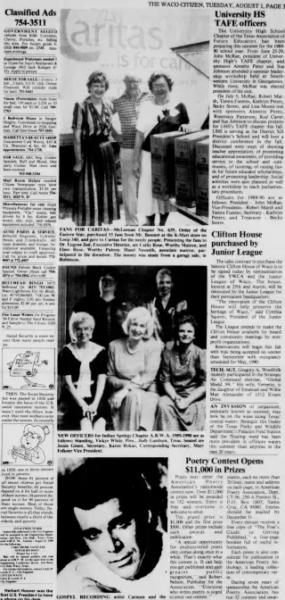 other Newspaper clipping from Aug 1, 1989 5922615