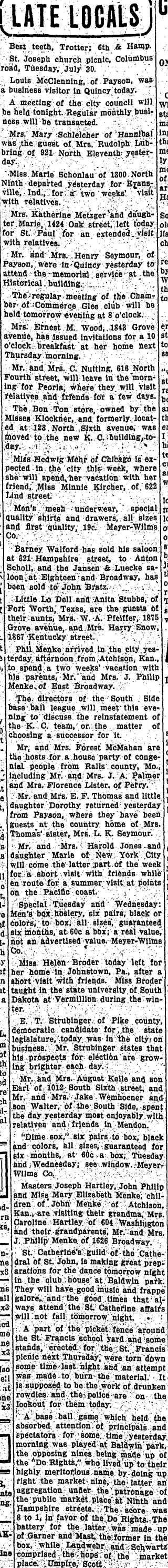 other Newspaper clipping from Jul 1, 1912 5923302