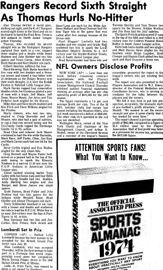 other Newspaper clipping from Jun 7, 1974 5923413