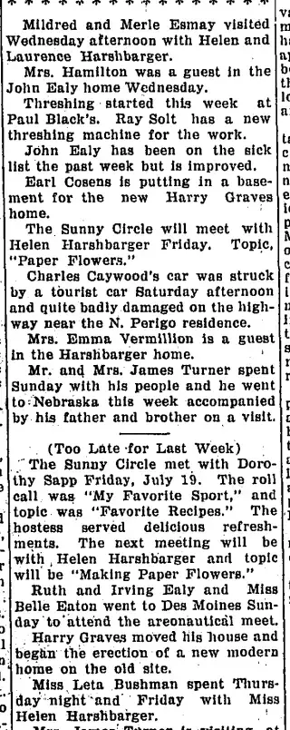 other Newspaper clipping from Jul 31, 1929 5924608