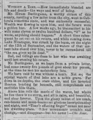 other Newspaper clipping from Oct 18, 1851 5924705