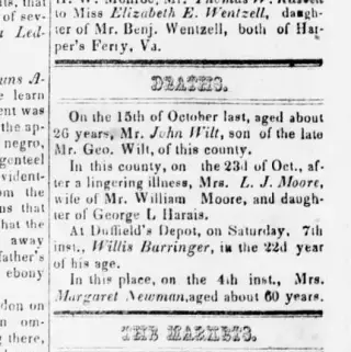 other Newspaper clipping from Nov 14, 1857 5924728