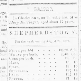 other Newspaper clipping from Aug 22, 1857 5924744