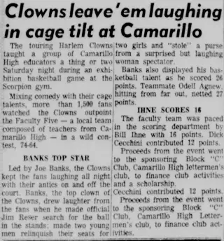 Sports Newspaper clipping from Jan 10, 1966 5925196