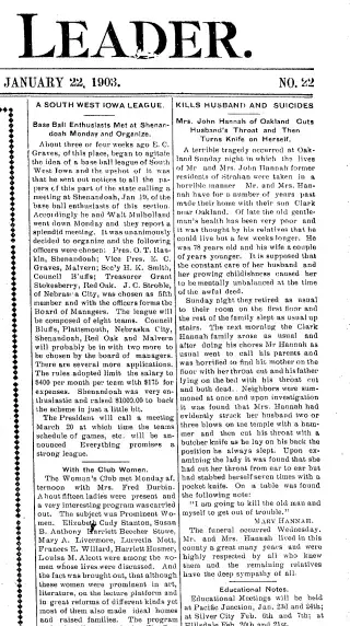 other Newspaper clipping from Jan 22, 1903 5925930