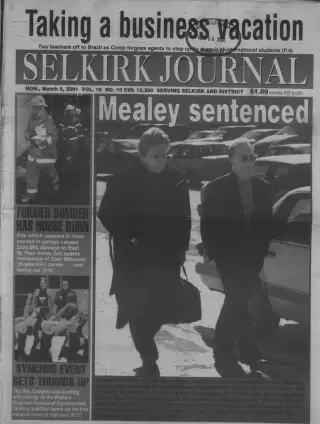 other Newspaper clipping from Mar 5, 2001 5926035