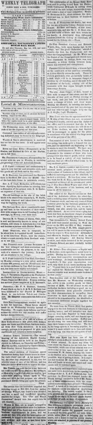 other Newspaper clipping from May 3, 1873 5926967