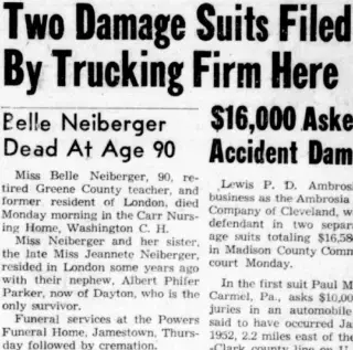other Newspaper clipping from Feb 27, 1953 5927009