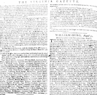 other Newspaper clipping from Aug 31, 1776 5927028