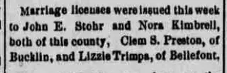 Marriage Newspaper clipping from May 28, 1908 5927264