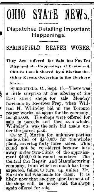 other Newspaper clipping from Sep 15, 1891 5927492