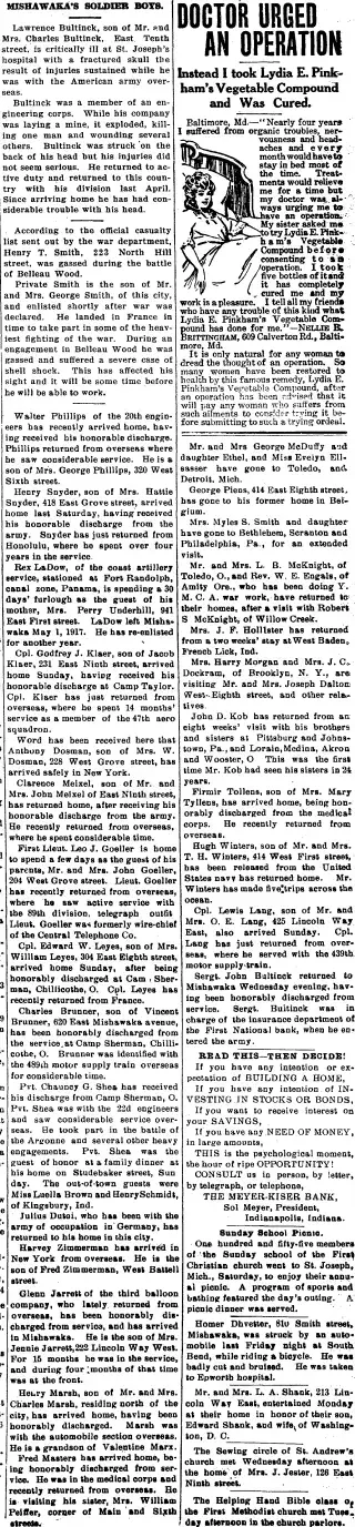 other Newspaper clipping from Jul 18, 1919 5927498