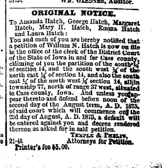 other Newspaper clipping from Jul 21, 1875 5927634