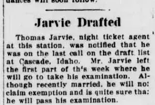 Military Newspaper clipping from Aug 29, 1917 5928011