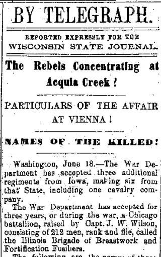 other Newspaper clipping from Jun 19, 1861 5928887