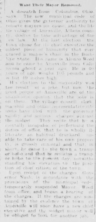 Political Newspaper clipping from Jun 5, 1903 5929199
