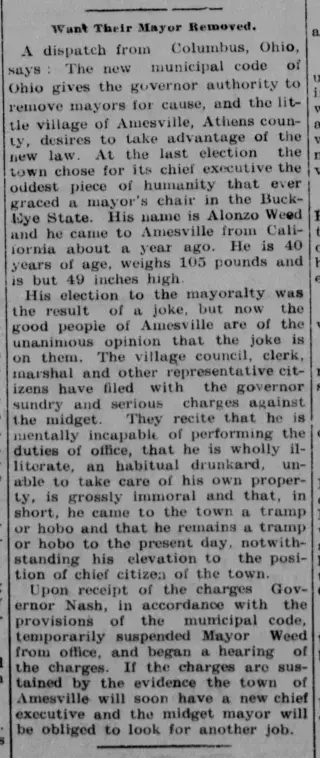 Political Newspaper clipping from Jun 3, 1903 5929210