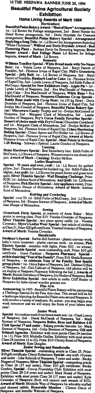other Newspaper clipping from Jun 20, 1994 5929442