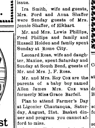 other Newspaper clipping from Aug 19, 1920 5930297
