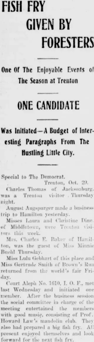 other Newspaper clipping from Oct 29, 1904 5930659