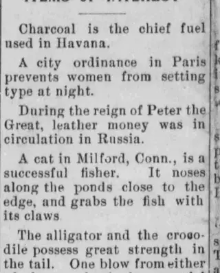 other Newspaper clipping from Jun 10, 1900 5930678