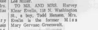 Birth Newspaper clipping from Dec 30, 1963 5930851