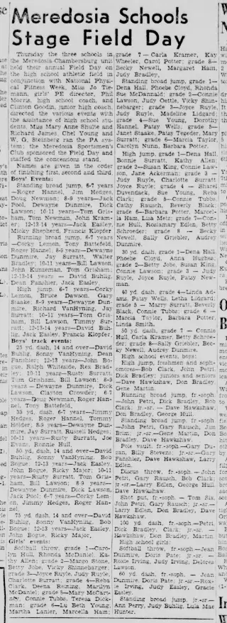 other Newspaper clipping from May 10, 1959 5931020