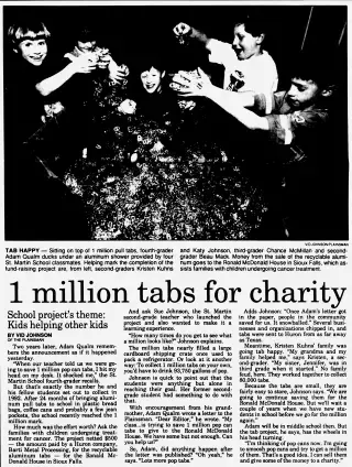 other Newspaper clipping from Dec 18, 1994 5931245