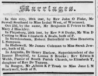 other Newspaper clipping from Oct 28, 1852 5931290
