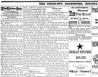 Marriage Newspaper clipping from Apr 16, 1874 5931399