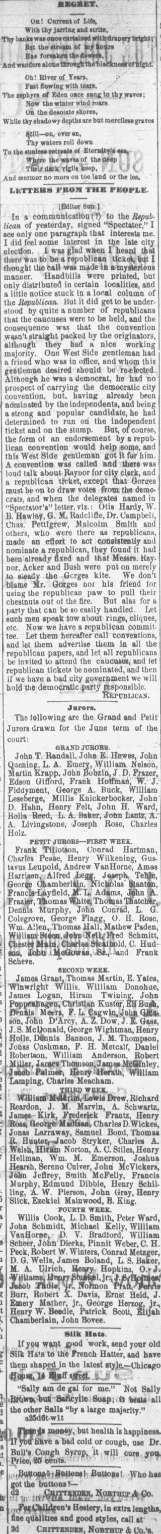 other Newspaper clipping from Apr 26, 1877 5932420