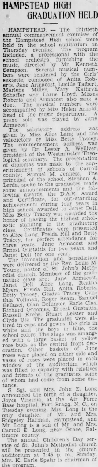other Newspaper clipping from Jun 8, 1951 5932579